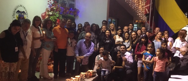 El Consulado de Colombia en Barquisimeto celebró el Día de las Velitas